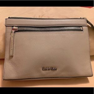 Gray Calvin Klein Clutch